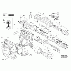 Сет прекъсвач + електроника за перфоратор Bosch GBH 180-LI